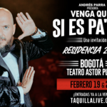 Andrés Parra regresa a Bogotá con la residencia de VENGA QUE SI ES PA’ ESO